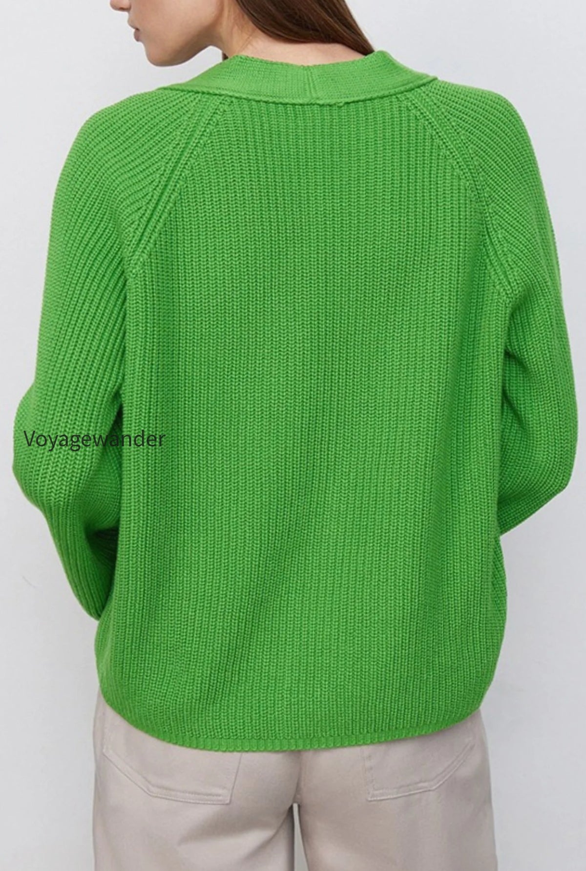 v-neck-cropped-batwing-cardigan