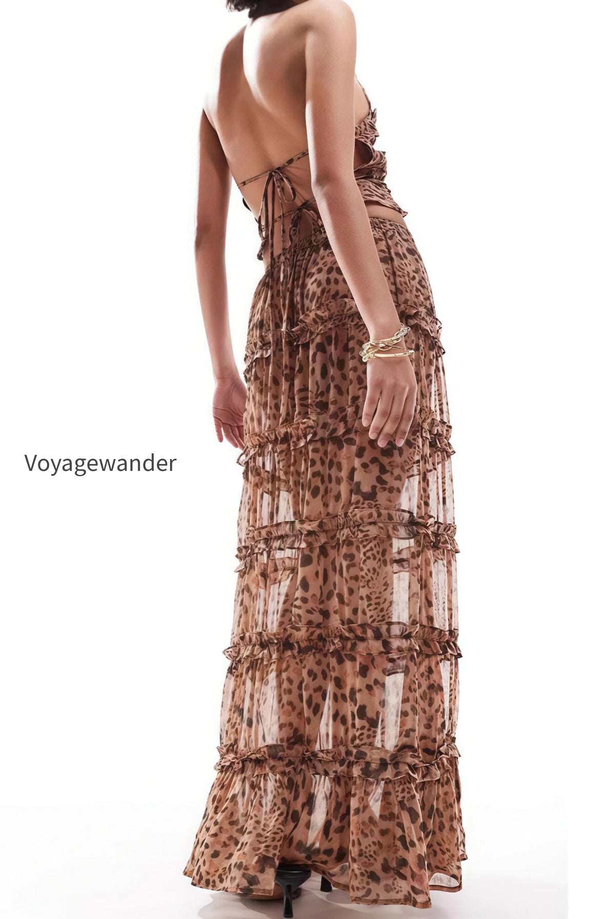sheer-ruffle-leopard-backless-maxi-skirt-set