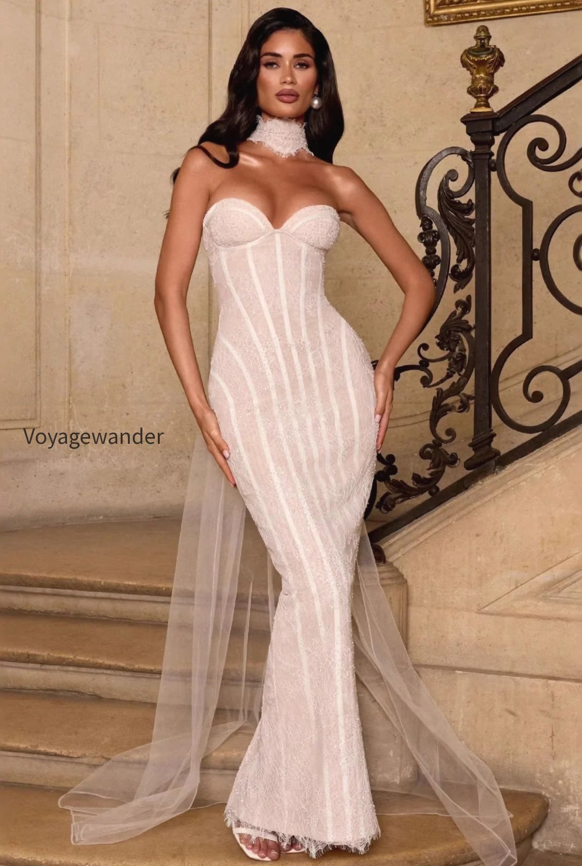 lace-trim-strapless-cami-fit-floor-lace-dress