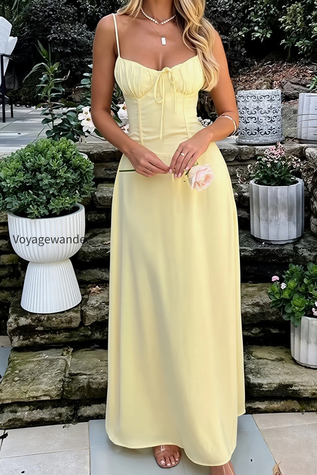 elegant-solid-tie-bodycon-maxi-dress