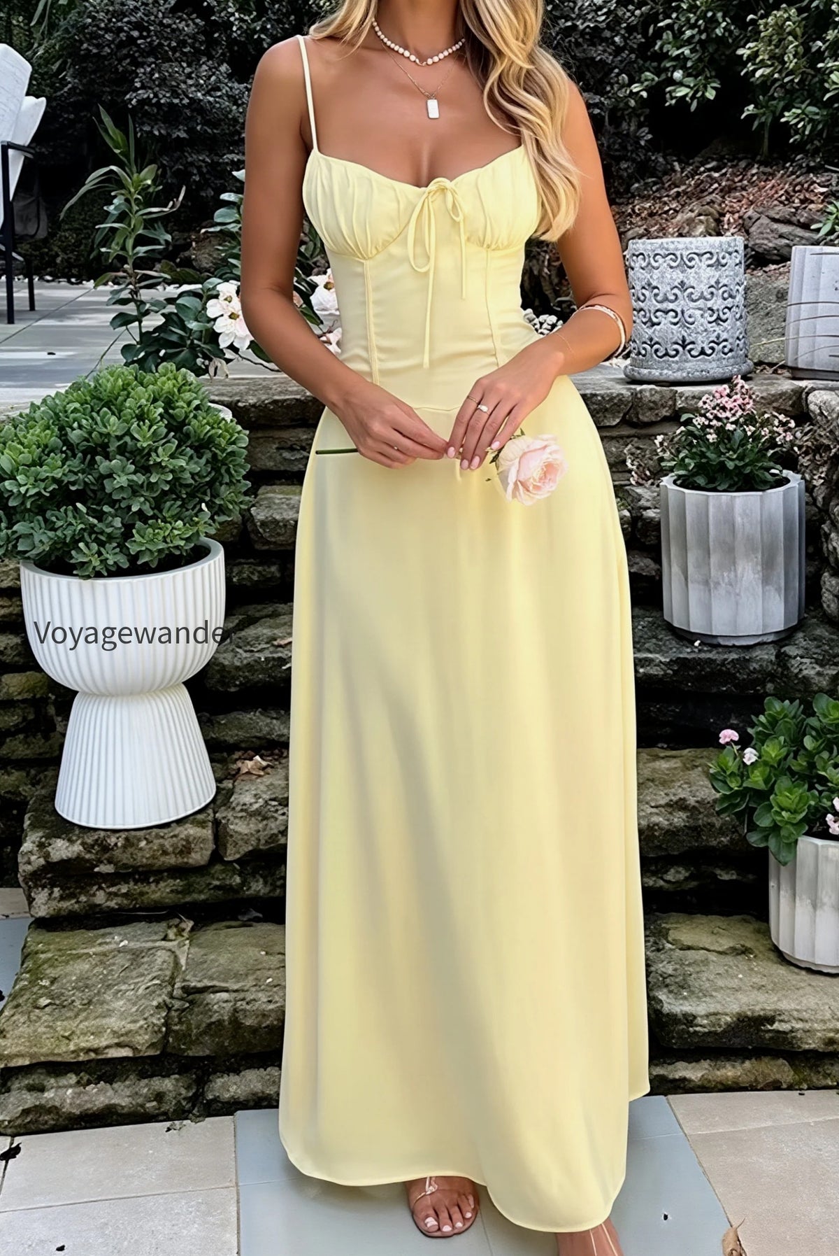 elegant-solid-tie-bodycon-maxi-dress